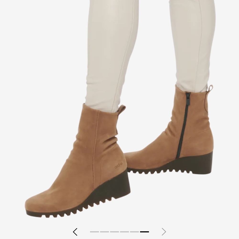 Arche Larazo wedge boots Havana Brown 37 - Picture 3 of 10